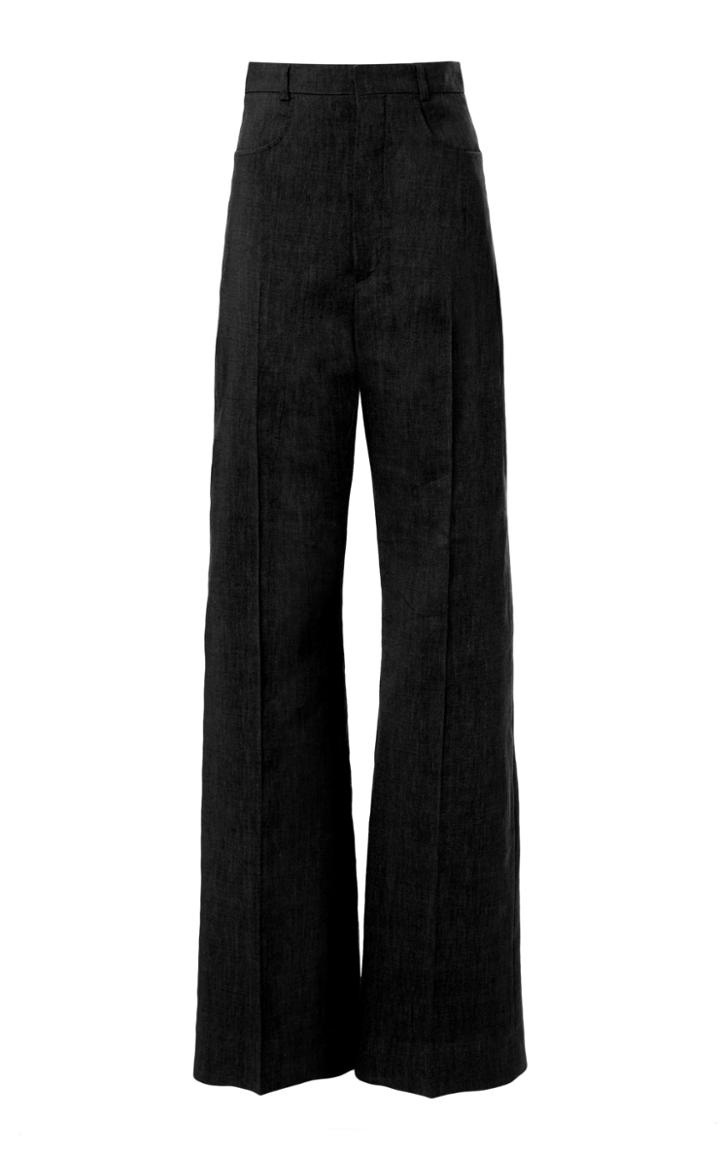 Moda Operandi Jacquemus Sauge Hemp-blend Straight-leg Trousers