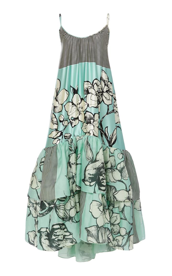 Silvia Tcherassi Angelique Ruffle Midi Dress