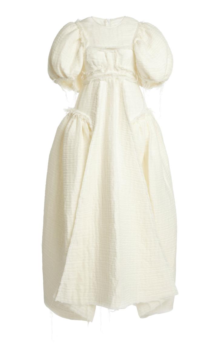 Moda Operandi Cecilie Bahnsen Lissy Puffed-sleeve Canvas Dress