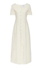 Moda Operandi Rebecca De Ravenel Lots Of Love Button-front Midi Dress Size: 0