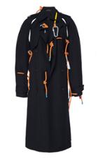 Moda Operandi Rokh Embellished Cady Trench Coat Size: M