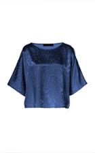 Lapointe Oversized Floral-jacquard Top