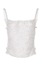 Nina Ricci Crystal Embroidered Strass Top