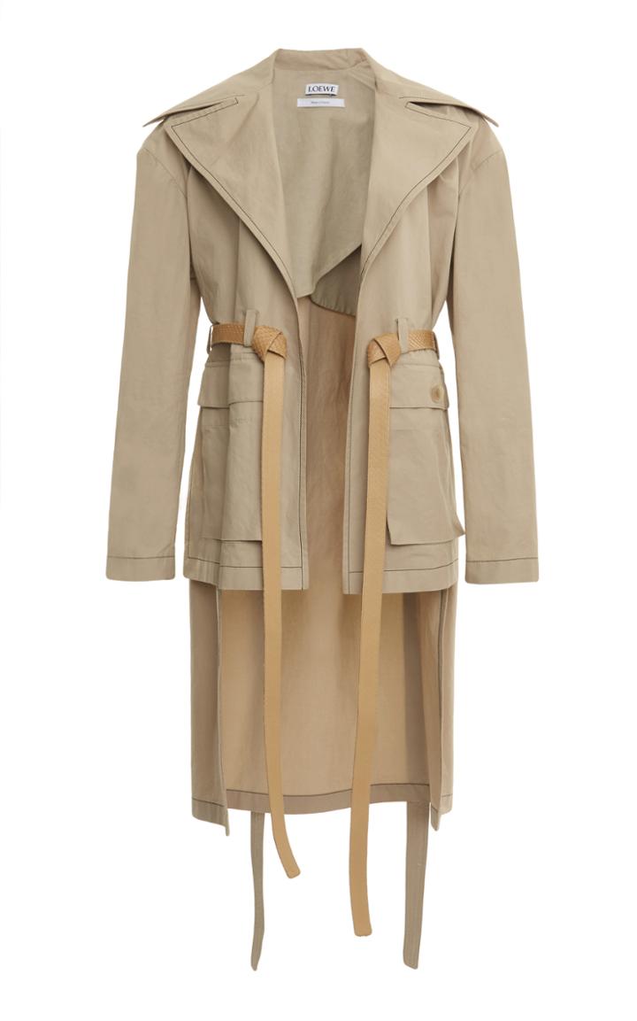Loewe Patch Pocket Belted Coat