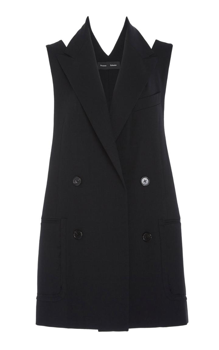 Proenza Schouler Cutout Wool-blend Vest