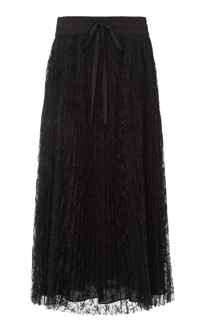 Red Valentino Lace Midi Skirt