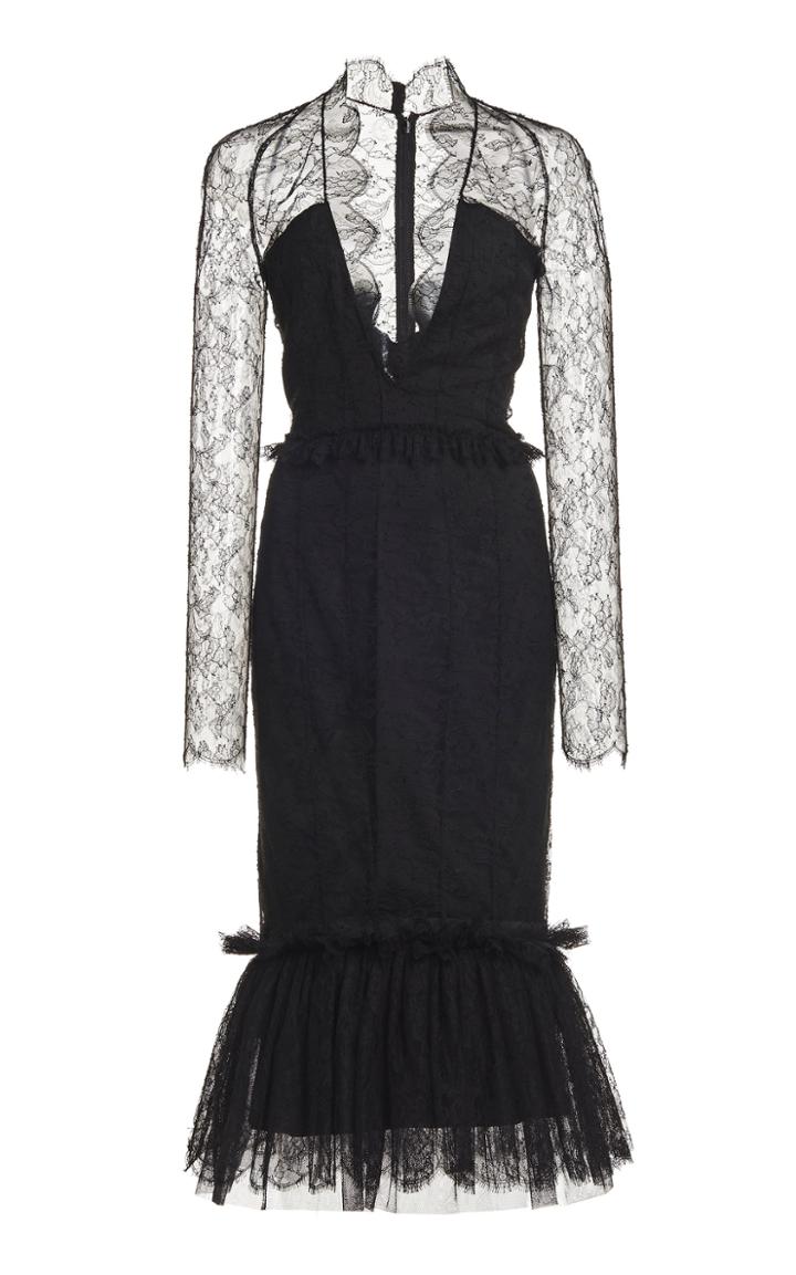 Moda Operandi Alexandre Vauthier Lace Trumpet Dress