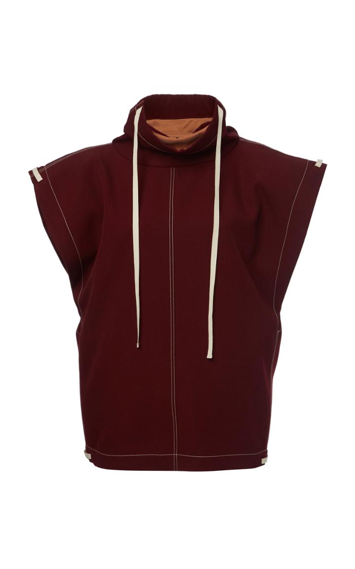 Moda Operandi Jil Sander Maguire Wool Top Size: 34