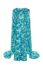 Richard Quinn Floral-print Cape-effect Jumpsuit