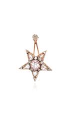 Selim Mouzannar Single Pink Gold Morganite And Diamond Star Earring