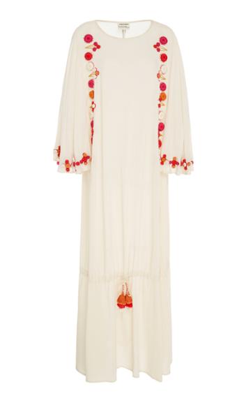 Escvdo Deco Cotton Maxi Dress