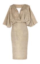 Moda Operandi Leal Daccarett Maravilloso Lam Dress Size: 2