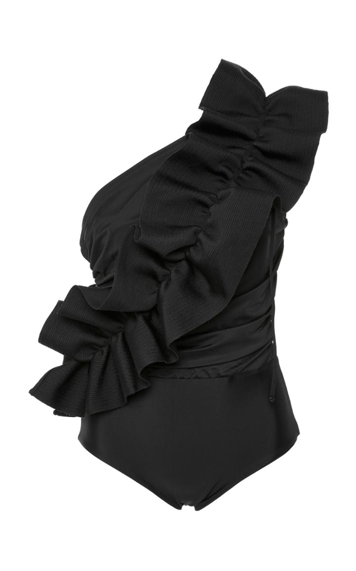 Johanna Ortiz M'o Exclusive Tambores One Shoulder Swimsuit
