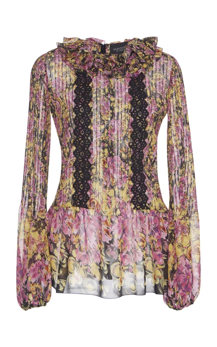 Giambattista Valli Ruffle Neck Blouse
