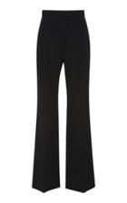 Givenchy Straight Leg Wool-crepe Flared Pants