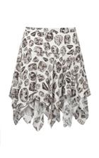 Christopher Kane Gemstones Satin Mini Skirt