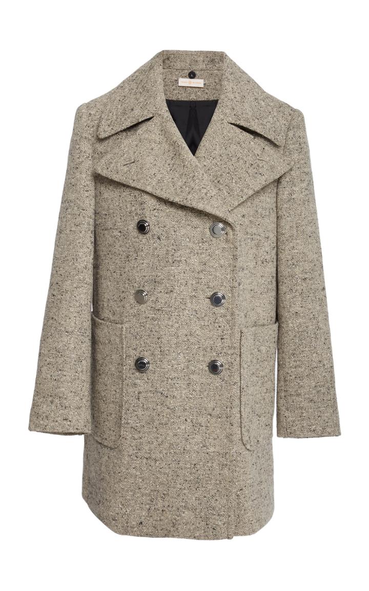 Tory Burch Kinsley Oversized Peacoat