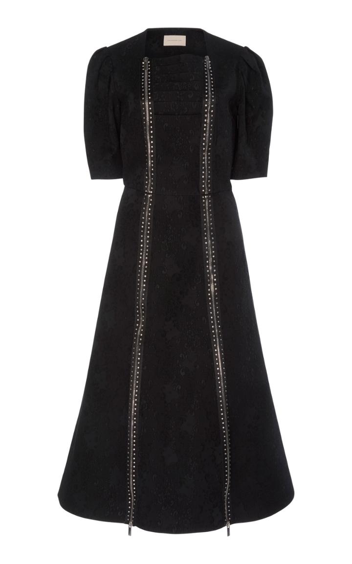 Christopher Kane Show Crystal Zip Dress