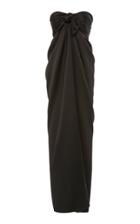 Moda Operandi Ellery Cicero Knot-front Satin Dress Size: 36