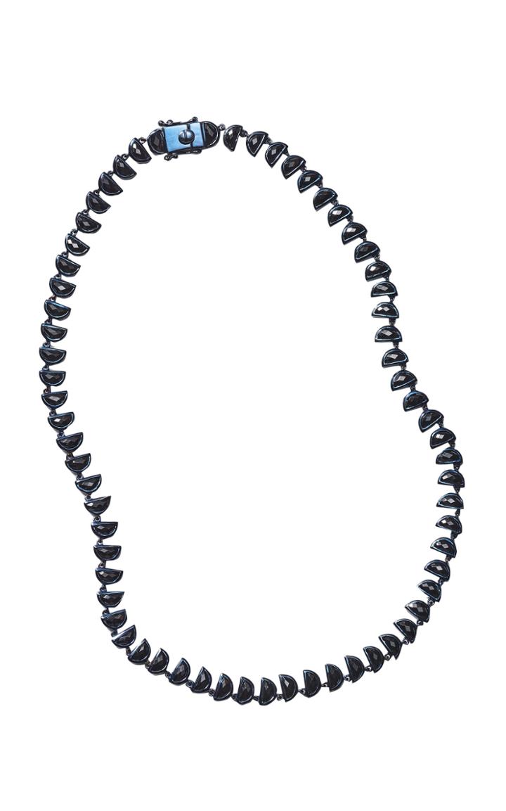 Nak Armstrong Nakard Small Worm Sterling Silver Spinel Necklace