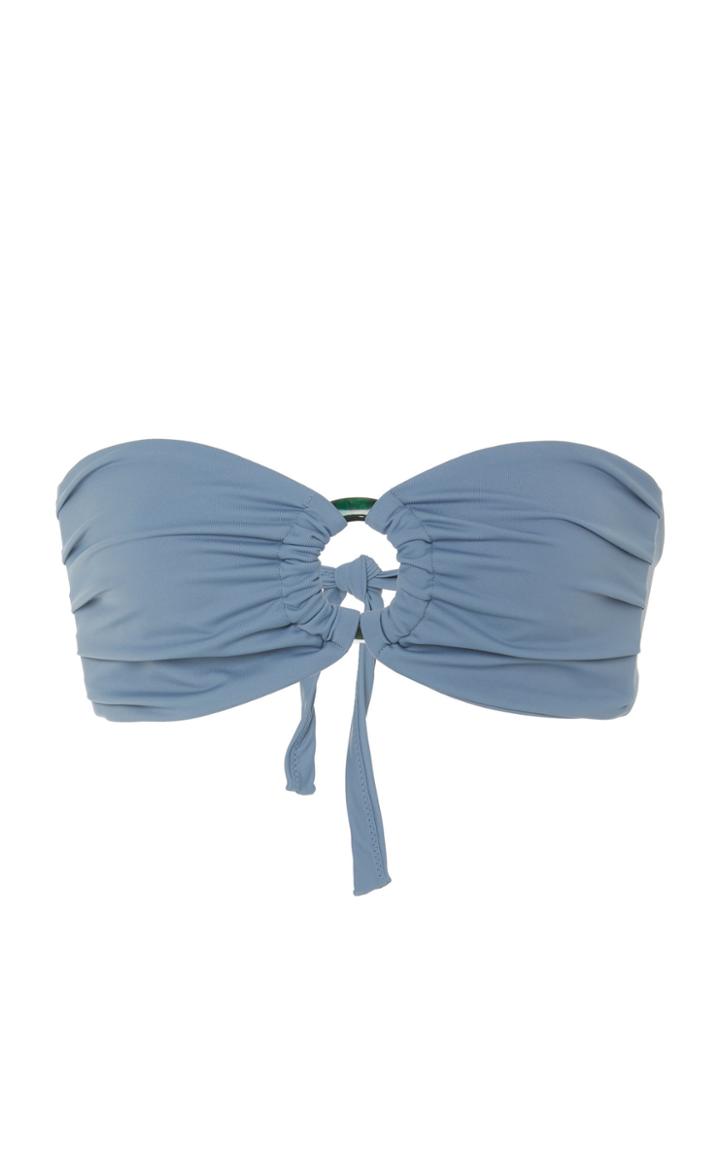 Palm Bruna Ruched Bandeau Bikini Top