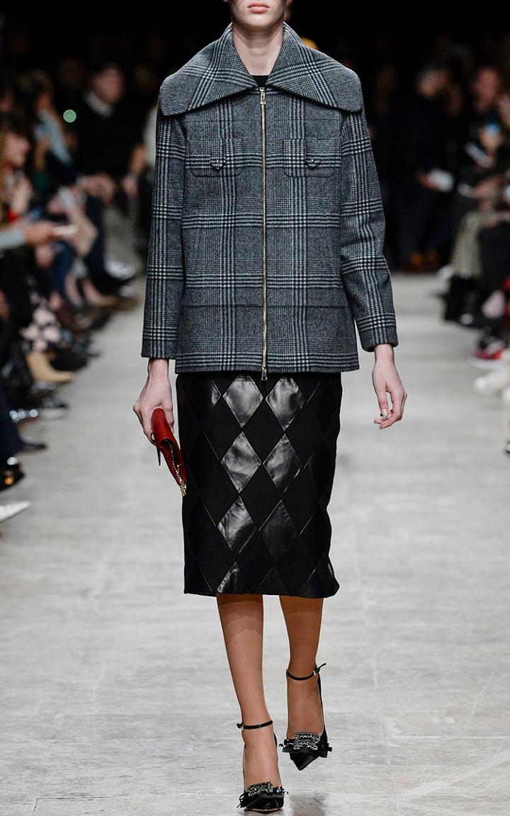 Rochas Patchwork Pencil Skirt