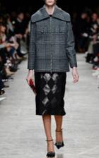 Rochas Patchwork Pencil Skirt