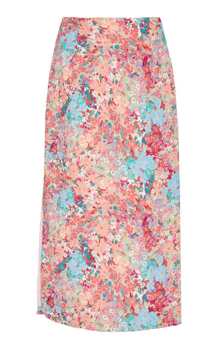 Prabal Gurung Floral Pencil Skirt