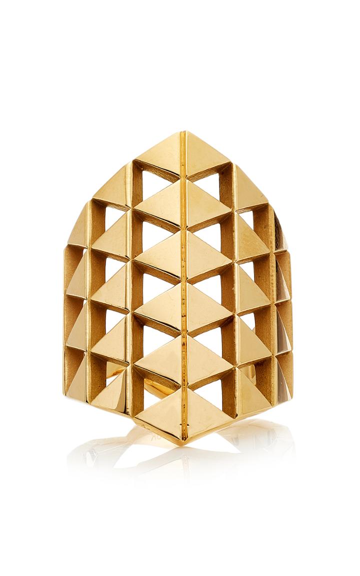 Melissa Kaye Chloe Shield Ring