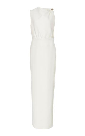 Hensely Asymmetric Buckle Gown