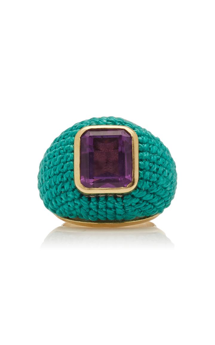 Moda Operandi Maria Frering Green Study Of Colourbomb Ring