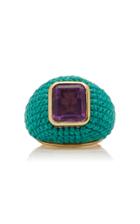 Moda Operandi Maria Frering Green Study Of Colourbomb Ring