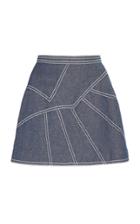 Andrew Gn Denim Mini Skirt