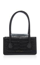 Marge Sherwood Grandma Mini Croc-effect Leather Top Handle Bag