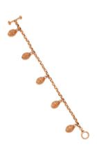 Renna 18k Rose Gold Charm Bracelet