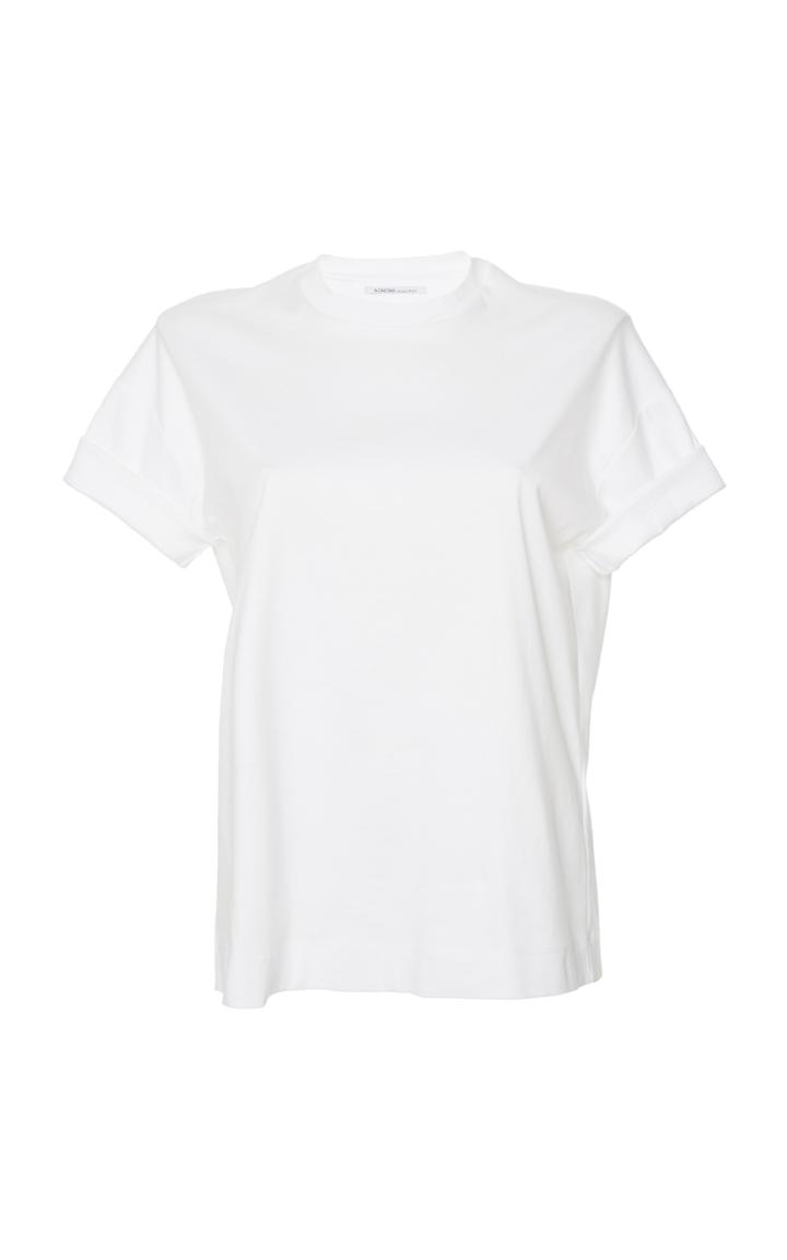 Agnona Cotton Jersey Luxury Tee Shirt