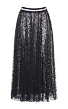 Msgm Pleated Lace Skirt