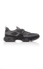 Prada Two-tone Stretch-knit Sneakers Size: 7