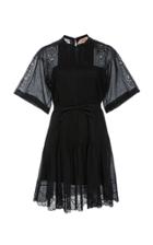 N 21 N&deg;21 Short Sleeve Lace Mini Dress
