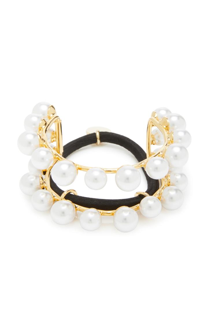 Lelet Ny Gold-plated Faux Pearl Hair Tie