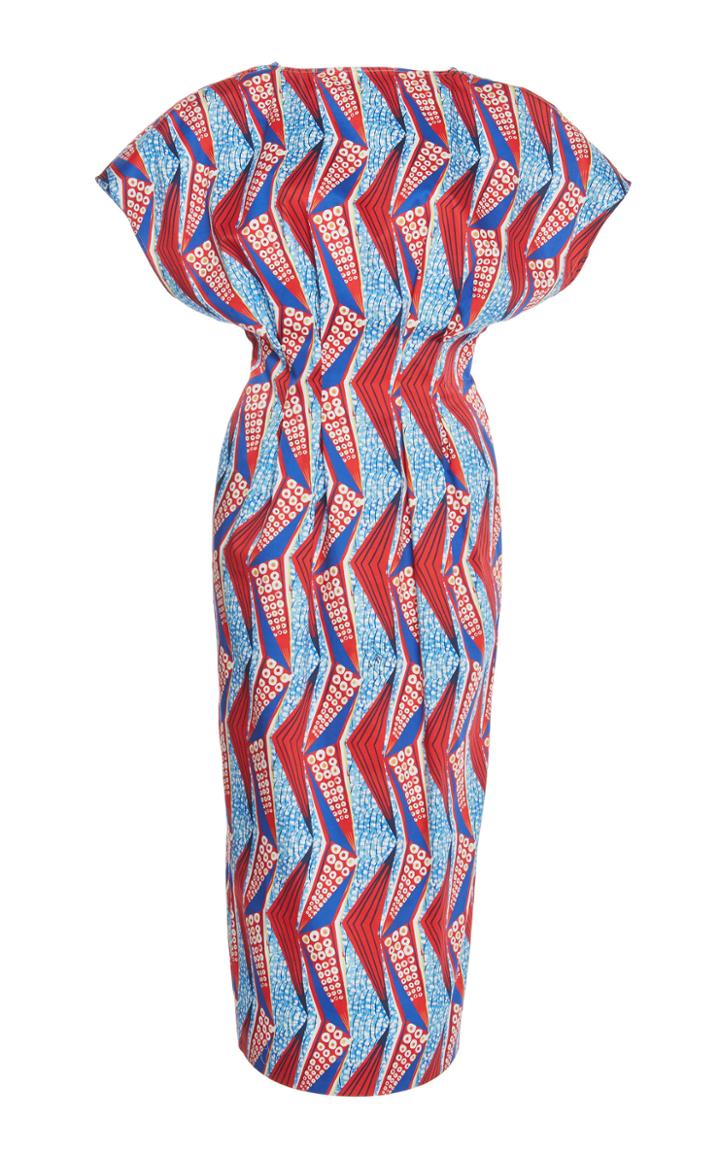 Stella Jean Fitted Knee-length Dress