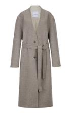 Moda Operandi Le17 Septembre Collarless Wool-blend Coat