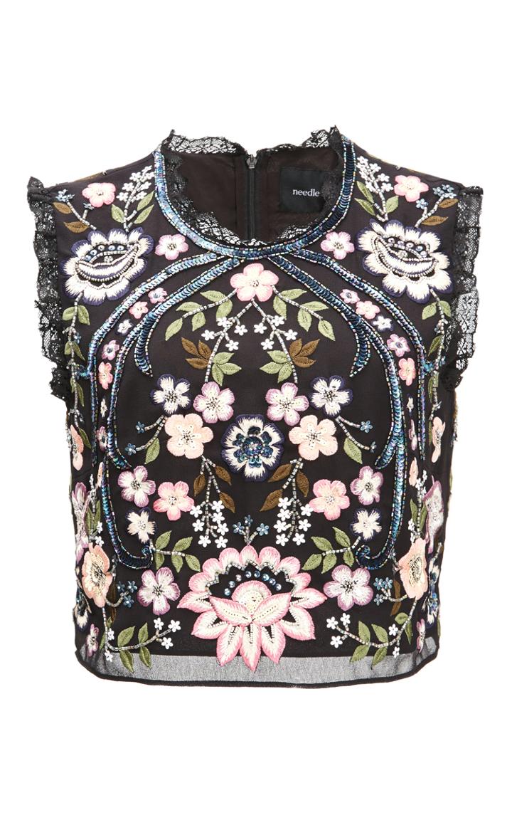 Needle & Thread Embroidery Lace Top