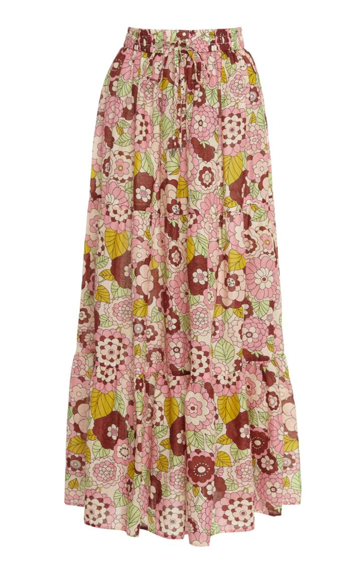 Dodo Bar Or Marina Cotton Midi Skirt