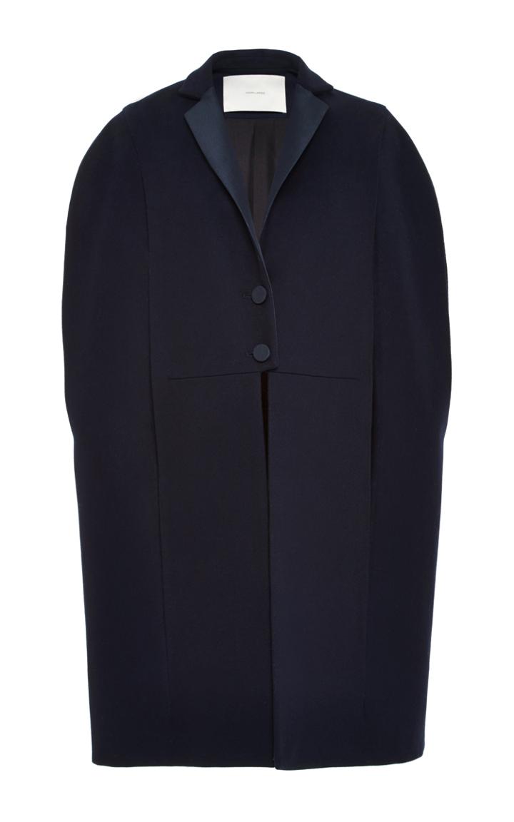 Adam Lippes Felted Wool Cape Coat