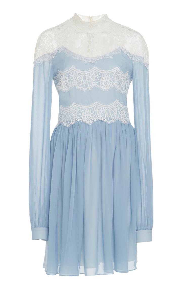 Sophia Kah Maria Antnia Lace Yoke Dress