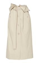 Jacquemus Belted Foldover Gabardine Midi Skirt