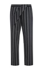 Thakoon Addition Striped Ponti Wrap Pant