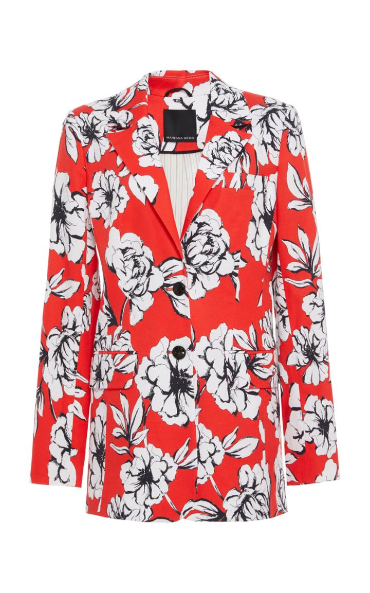 Marissa Webb Olson Print Blazer