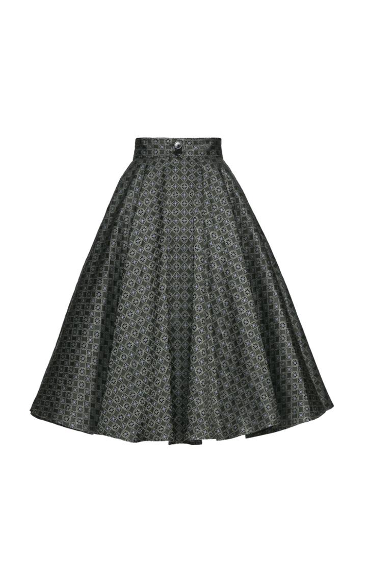 Lena Hoschek Bank Account Silk Skirt